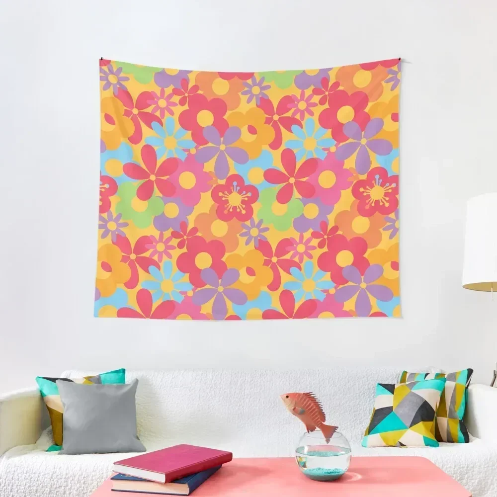 Colorful Flower Power Seamless Pattern Print Tapestry Cute Decor Carpet Wall Decor For Bedroom Tapestry
Colorful Flower Power Seamless Pattern Print Tapestry Cute Decor Carpet Wall Decor For Bedroom Tapestry