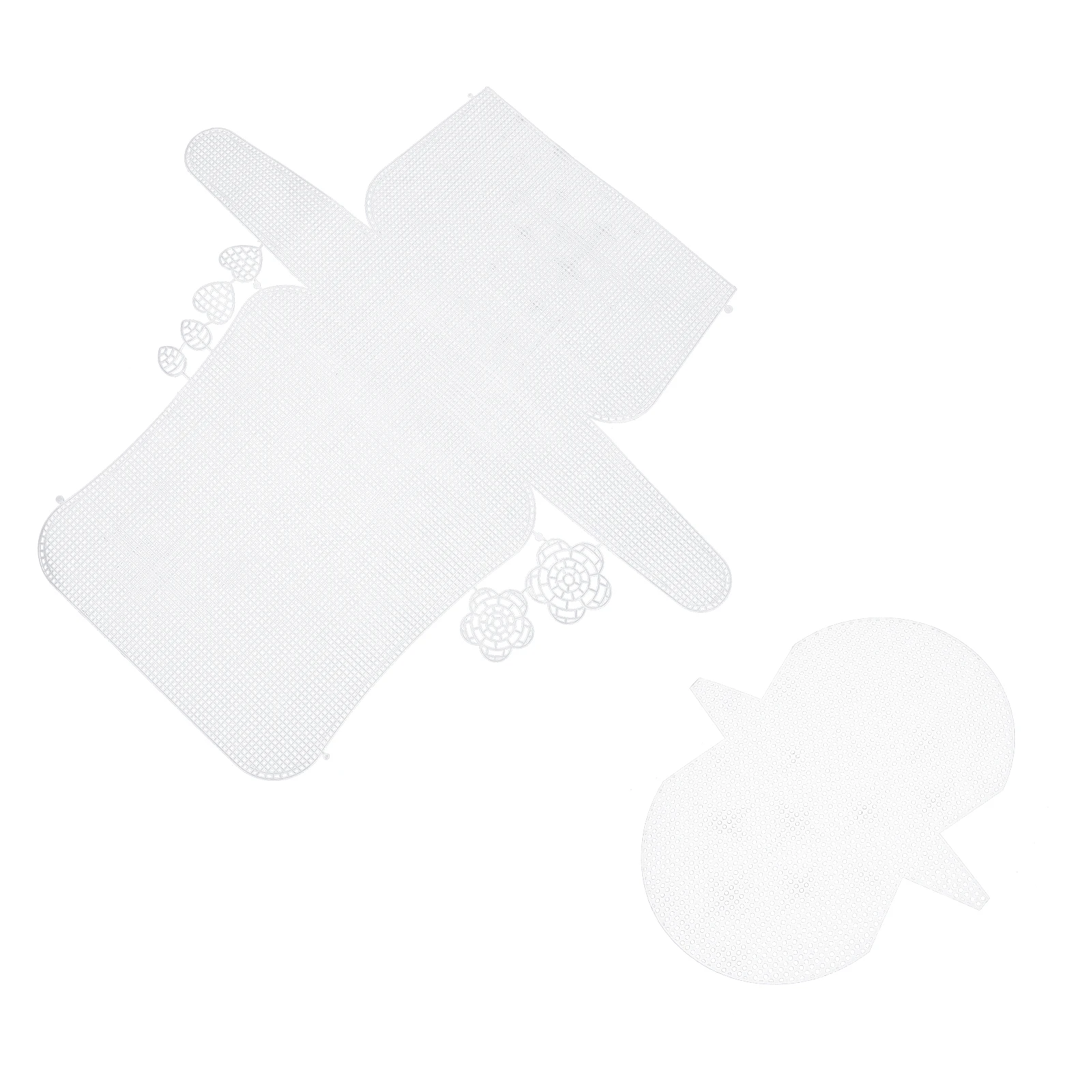 4 Pcs DIY Embroidery Mesh Stamped Cross Stitch Kits Crochet Bag Making Plate Baggies Weaving Board Plastic Safe Durable Gift
4 Pcs DIY Embroidery Mesh Stamped Cross Stitch Kits Crochet Bag Making Plate Baggies Weaving Board Plastic Safe Durable Gift