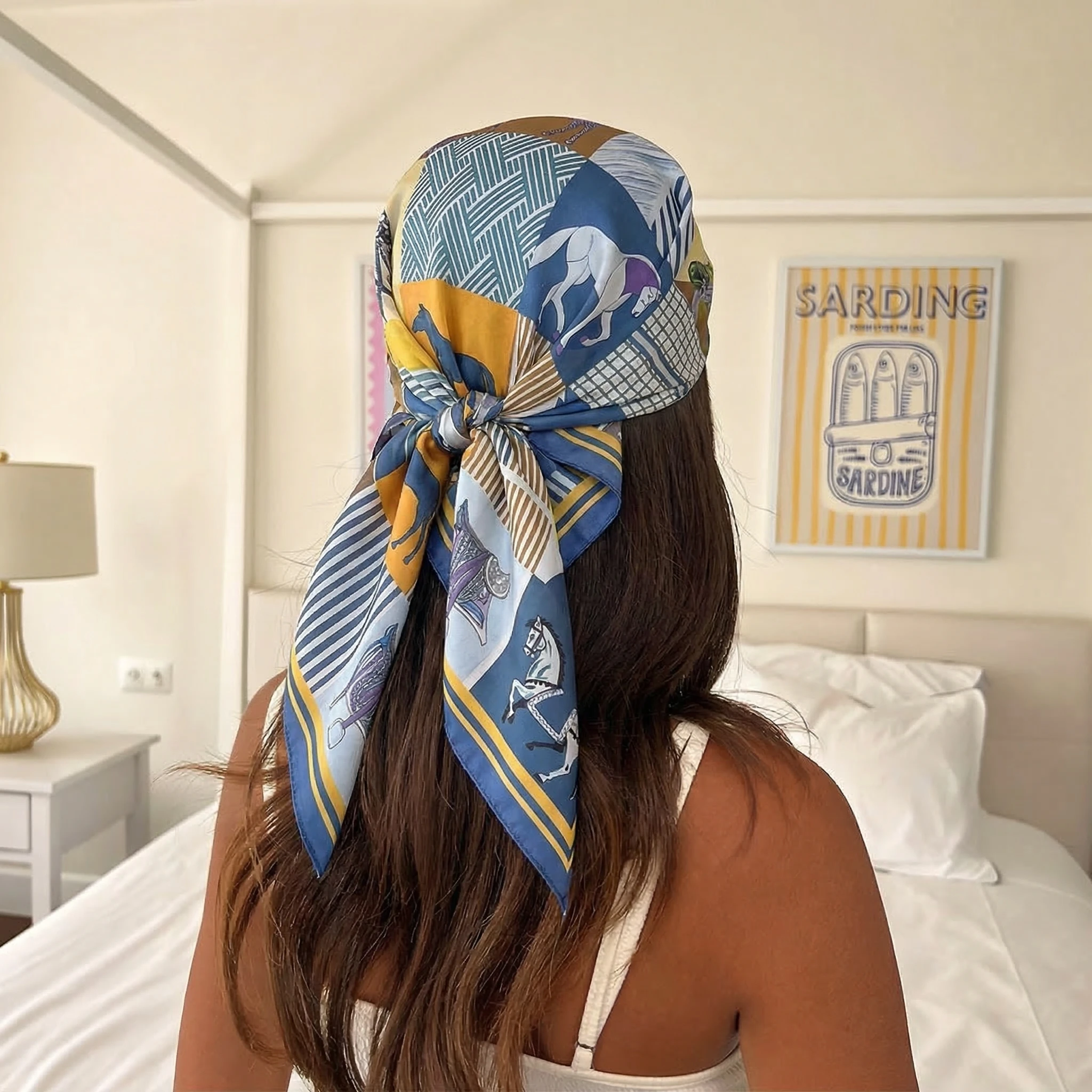 2025 Luxury Horse Print Female Silk Neck Scarf Square Hair Scarves Foulard Head Band Shawls Wraps Neckerchief Bandana Women
2025 Luxury Horse Print Female Silk Neck Scarf Square Hair Scarves Foulard Head Band Shawls Wraps Neckerchief Bandana Women