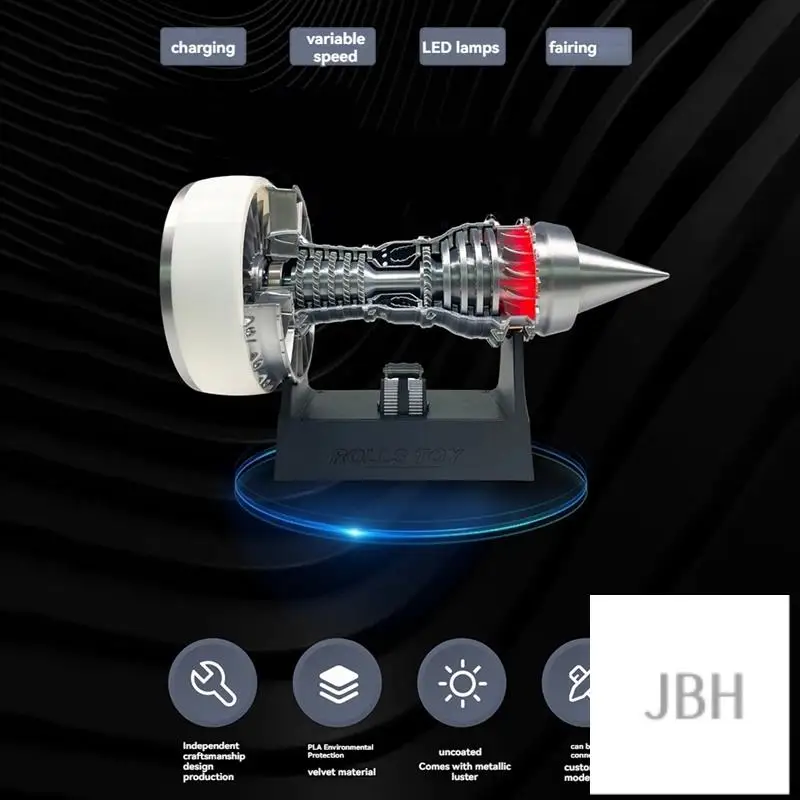 WJ-TR900/A380 Turbofan Engine Model Mini Push Rod Speed Control Electric Engine Ornaments Gift
WJ-TR900/A380 Turbofan Engine Model Mini Push Rod Speed Control Electric Engine Ornaments Gift
