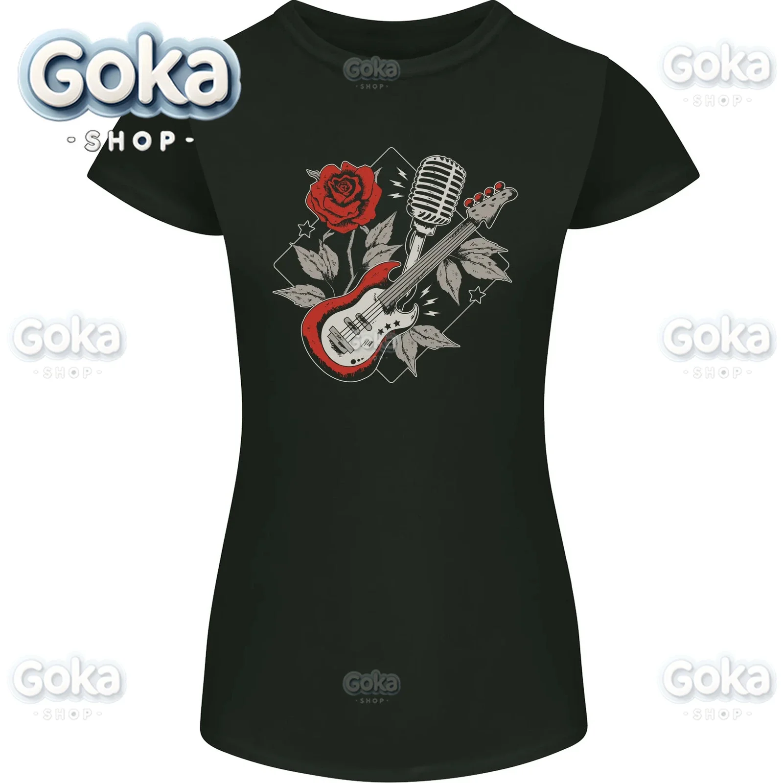 Rockabilly Guitar & Microphone Graphic T Shirts Mens Clothing Tees Cotton Women Printed T-shirt Y2K Clothes Cute Funny Tshirt
Rockabilly Guitar & Microphone Graphic T Shirts Mens Clothing Tees Cotton Women Printed T-shirt Y2K Clothes Cute Funny Tshirt