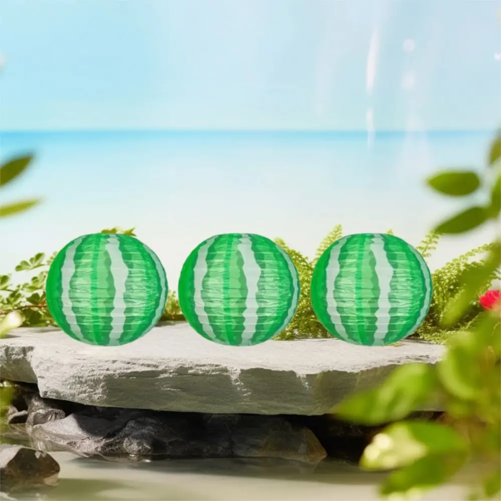 3pcs Durable 10inch Watermelon Paper Lantern Funny Unique Fruit Theme Lantern Portable Summer Hanging Lantern Home Decor
3pcs Durable 10inch Watermelon Paper Lantern Funny Unique Fruit Theme Lantern Portable Summer Hanging Lantern Home Decor