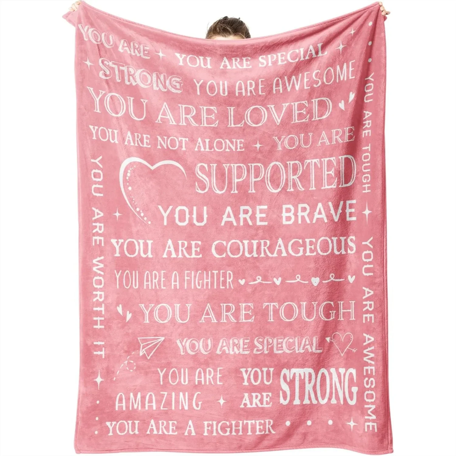 Get Well Soon Gifts for Women - Inspirational Blanket, Feel Better After Surgery Gift for Her Friend Sister Coworker, 60x50
Get Well Soon Gifts for Women - Inspirational Blanket, Feel Better After Surgery Gift for Her Friend Sister Coworker, 60x50