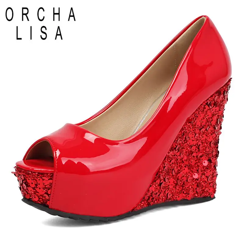 ORCHA LISA Синие женские сандалии с открытым носком, на танкетке 11 см, платформе 4,5 см, без застежки, с пайетками, большие размеры 41, 42, 43, сексуальные туфли для свиданий
ORCHA LISA Синие женские сандалии с открытым носком, на танкетке 11 см, платформе 4,5 см, без застежки, с пайетками, большие размеры 41, 42, 43, сексуальные туфли для свиданий