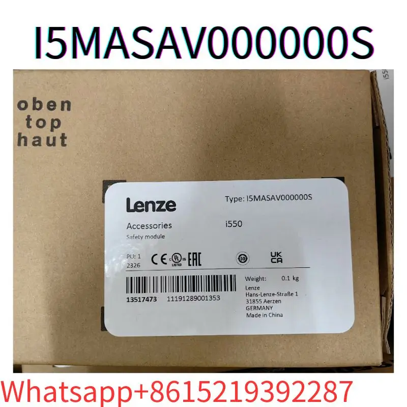 Brand New Original I550 series frequency converter safety module I5MASAV000000S
Brand New Original I550 series frequency converter safety module I5MASAV000000S
