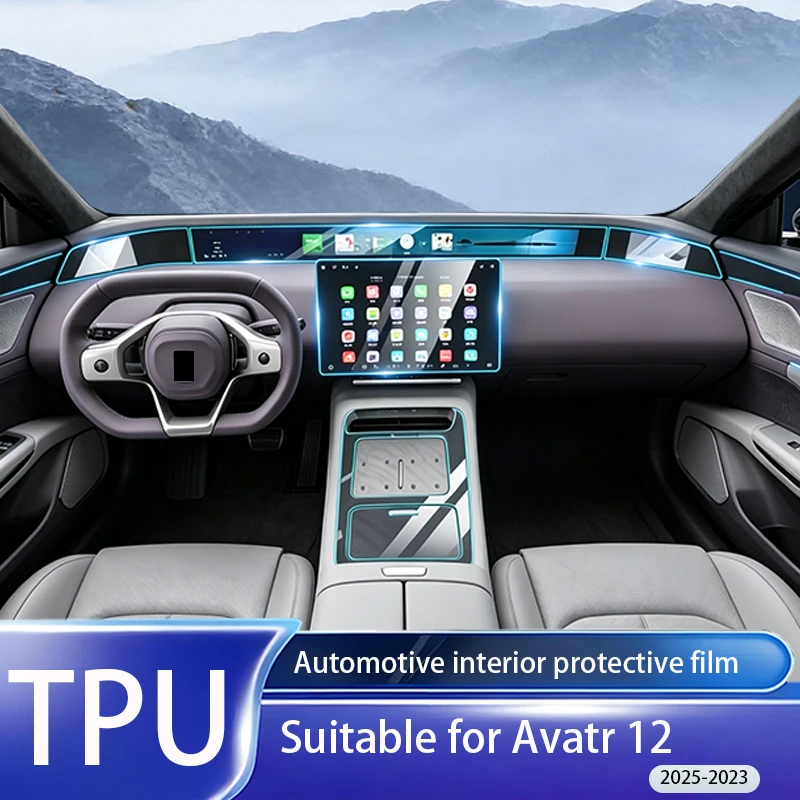 Fit for Avatr 12 2024-2025 TPU PPF Film LCD Nav Screen Center Console Anti Scratch Clear Interior Protect Auto Accessory Kits
Fit for Avatr 12 2024-2025 TPU PPF Film LCD Nav Screen Center Console Anti Scratch Clear Interior Protect Auto Accessory Kits