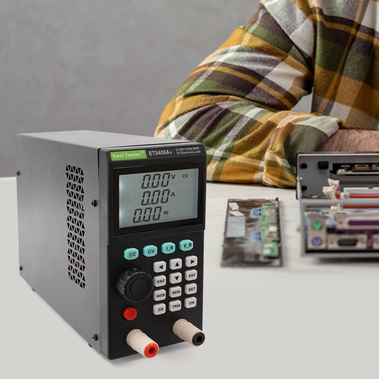 Electronic Load Tester DC Load Tester 0-120V 0-20A Programmable Battery Tester Battery Discharge Tester for Power Supply Testing
Electronic Load Tester DC Load Tester 0-120V 0-20A Programmable Battery Tester Battery Discharge Tester for Power Supply Testing