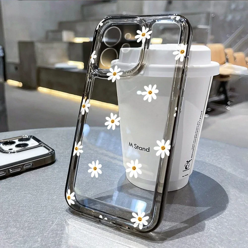Small Flower Soft Case For iPhone 16 Pro Case iPhone 15 13 16e 11 12 14 17 Pro Max XR XS 7 8 Plus SE Shockproof Anti-drop Cover
Small Flower Soft Case For iPhone 16 Pro Case iPhone 15 13 16e 11 12 14 17 Pro Max XR XS 7 8 Plus SE Shockproof Anti-drop Cover