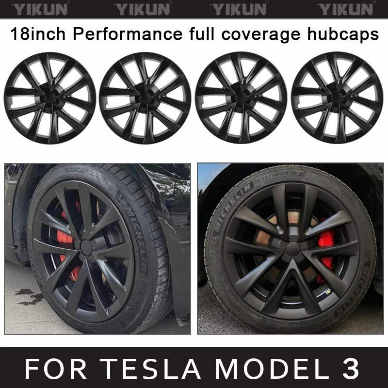 4PCS HubCap for Car Replacement Tesla Model Accessories 3 18 Inch Wheel Cap Automobile Hub cap Full Rim Cover Wheel Parts 2023
4PCS HubCap for Car Replacement Tesla Model Accessories 3 18 Inch Wheel Cap Automobile Hub cap Full Rim Cover Wheel Parts 2023