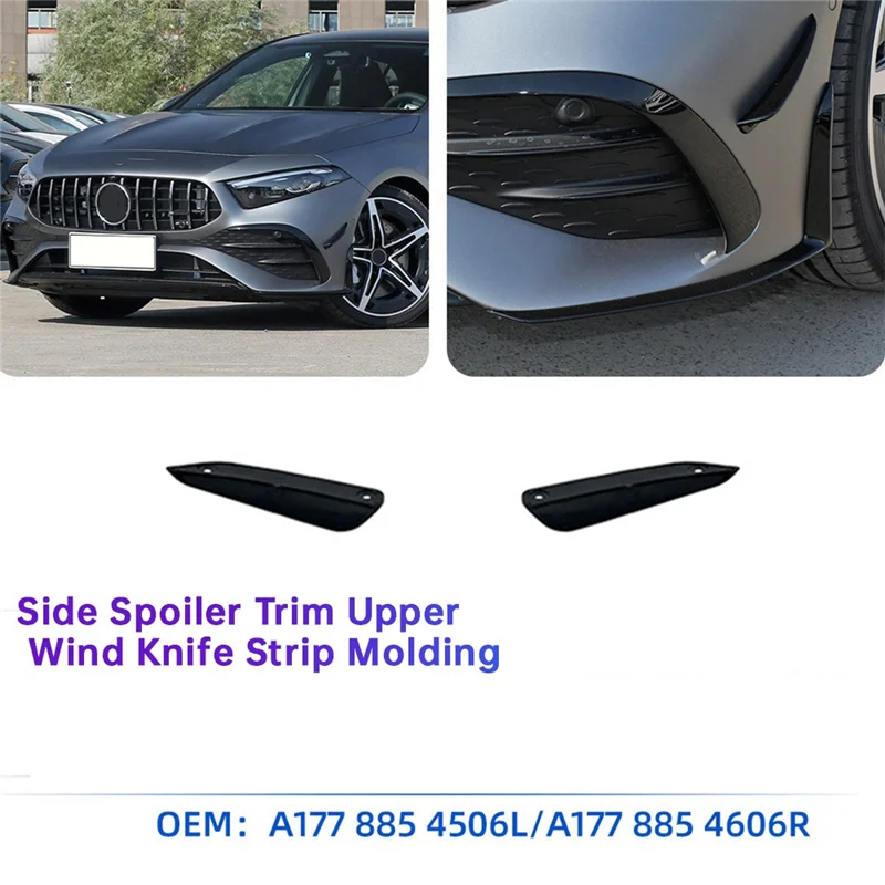 Sleek AMG Upper Wind Knife Side Spoiler For Mercedes-Benz A-Class W177 2024+ A1778854506 A1778854606
Sleek AMG Upper Wind Knife Side Spoiler For Mercedes-Benz A-Class W177 2024+ A1778854506 A1778854606