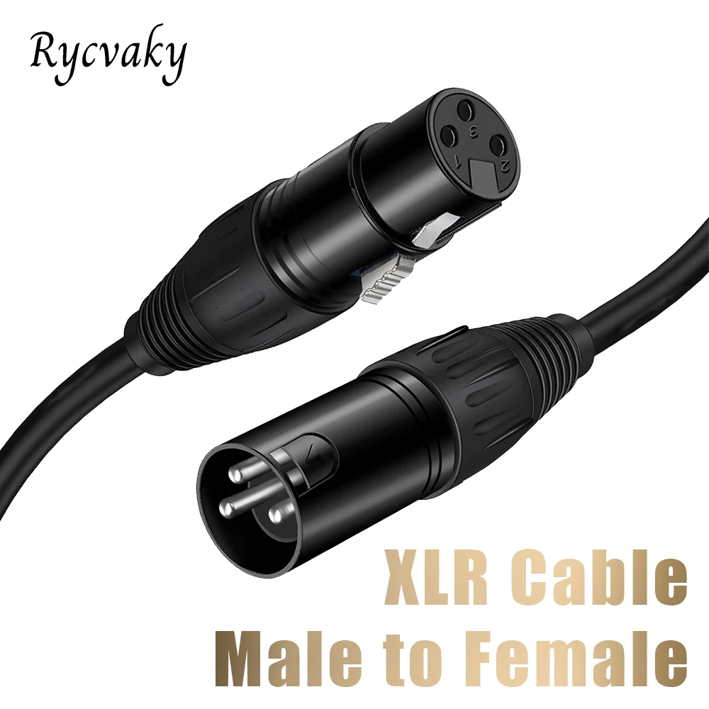 XLR Microphone Cable 3 pin balanced DMX DAC speaker cable male to female for mic mixer audio RCA HIFI Amplifier cord
XLR Microphone Cable 3 pin balanced DMX DAC speaker cable male to female for mic mixer audio RCA HIFI Amplifier cord