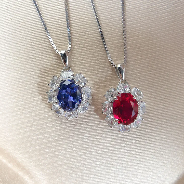 PT950 platinum necklace special-shaped egg-shaped 2 carat high carbon diamond necklace for women 18k white gold ruby
PT950 platinum necklace special-shaped egg-shaped 2 carat high carbon diamond necklace for women 18k white gold ruby