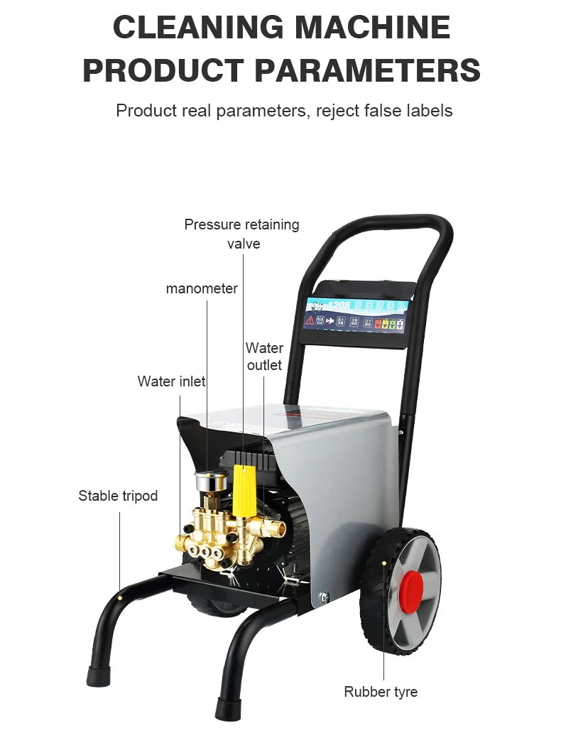 Hot Sale Factory Wholesale 100% Copper Motor 2.5KW Three Injection Modes Jet Washer High Pressure Car Pressure Washer
Hot Sale Factory Wholesale 100% Copper Motor 2.5KW Three Injection Modes Jet Washer High Pressure Car Pressure Washer