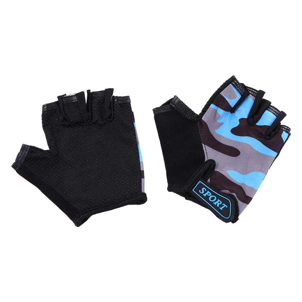 Outdoor Elastic Non-slip Skating Hiking Half Finger Golves Camouflage Bike Mittens Children Cycling Gloves Riding Equipment
Outdoor Elastic Non-slip Skating Hiking Half Finger Golves Camouflage Bike Mittens Children Cycling Gloves Riding Equipment