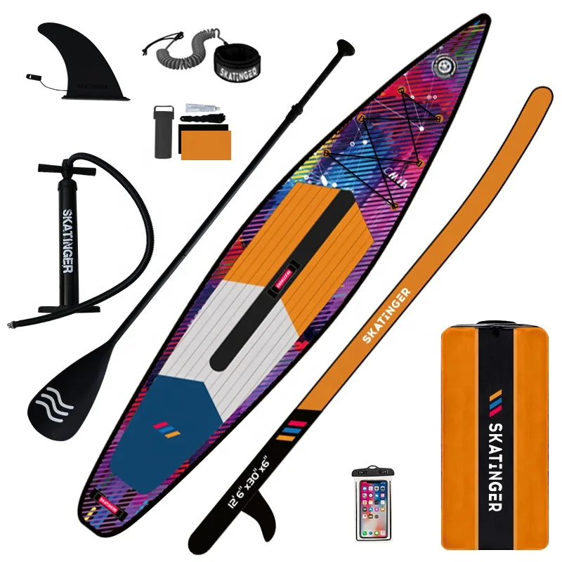 2024 Skatinger Wholesale Double Layer Inflatable Racing Surf Board for Drop Shipping Outdoor Surf Recreation Equipment
2024 Skatinger Wholesale Double Layer Inflatable Racing Surf Board for Drop Shipping Outdoor Surf Recreation Equipment