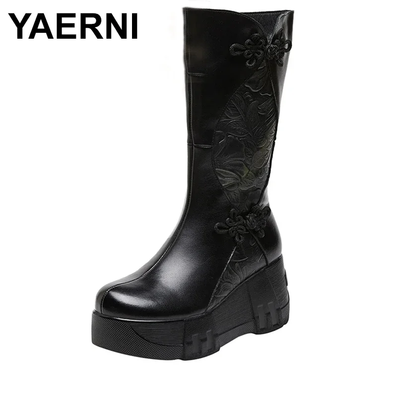 7cm NEW Genuine Leather Chelsea Autumn Moccasins Women Ethnic Ankle Knee High Boots Embroider Spring Platform Wedge Shoes
7cm NEW Genuine Leather Chelsea Autumn Moccasins Women Ethnic Ankle Knee High Boots Embroider Spring Platform Wedge Shoes