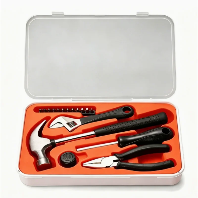 Home Hardware Toolbox Complete Gift Set, New House Decoration Tool Set, Essential 17 Piece Tool Set for Families
Home Hardware Toolbox Complete Gift Set, New House Decoration Tool Set, Essential 17 Piece Tool Set for Families