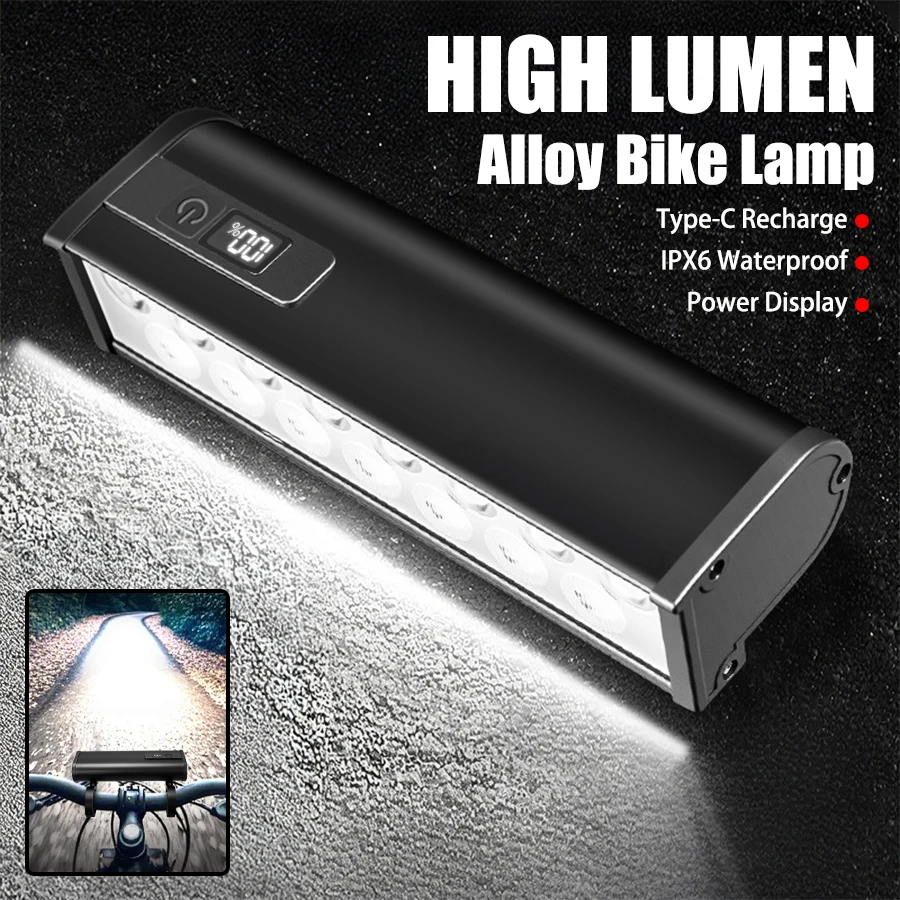 Outdoor 22*LED Bike Headlight 4000mAh Rechargeable Bicycle Light MTB Electric Quantity Display Highway Accessories for Cycling
Outdoor 22*LED Bike Headlight 4000mAh Rechargeable Bicycle Light MTB Electric Quantity Display Highway Accessories for Cycling