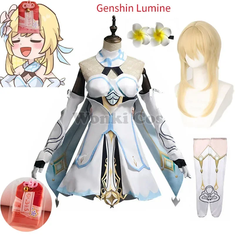 Платье Genshin Impact Lumine с головным убором, парик, полный комплект, вечерние карнавальный костюм MN9
Платье Genshin Impact Lumine с головным убором, парик, полный комплект, вечерние карнавальный костюм MN9