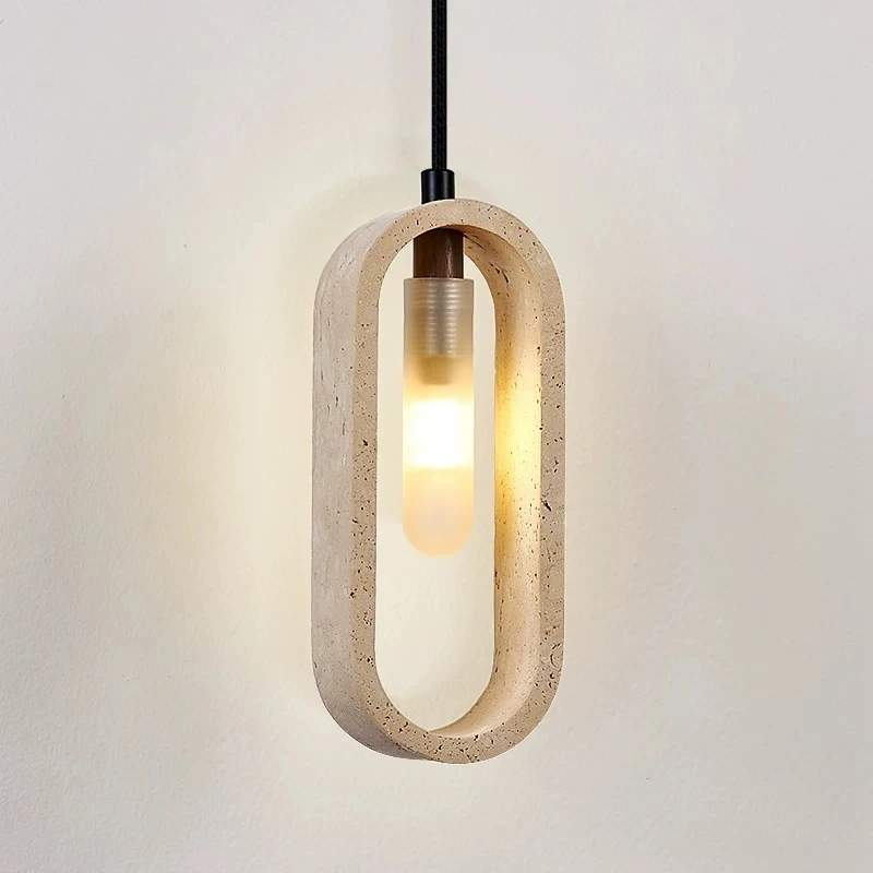 Wabi-sabi Natural Travertine Pendant Light Bedroom Bedside Bar Dining Room Entrance Hall Retractable Hanging Lamp
Wabi-sabi Natural Travertine Pendant Light Bedroom Bedside Bar Dining Room Entrance Hall Retractable Hanging Lamp