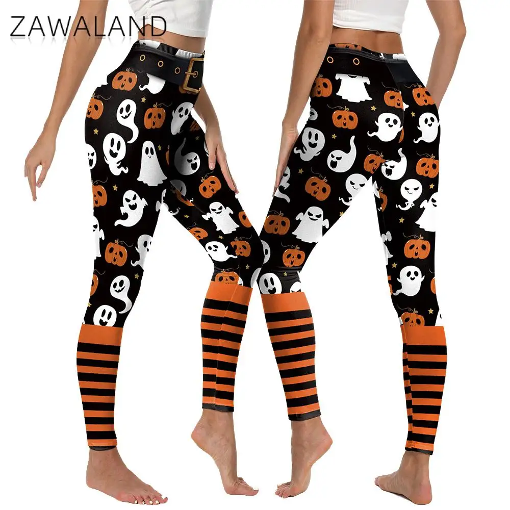 Zawaland Women Ghost Pumpkin Pattern Halloween Leggings Seam Mid Waist Graphic Pants Strechy Sexy Tights Gothic Party Trousers
Zawaland Women Ghost Pumpkin Pattern Halloween Leggings Seam Mid Waist Graphic Pants Strechy Sexy Tights Gothic Party Trousers