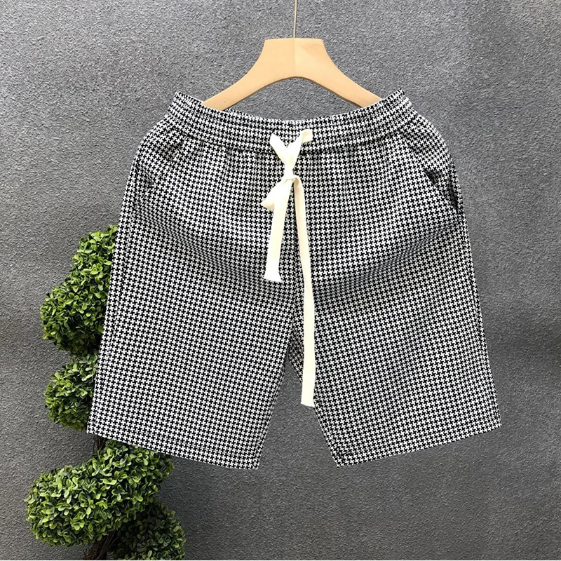 Fashion Elastic Pockets Printed Straight Casual Shorts Men's Clothing Summer New Loose Young Style High Waist Shorts
Fashion Elastic Pockets Printed Straight Casual Shorts Men's Clothing Summer New Loose Young Style High Waist Shorts