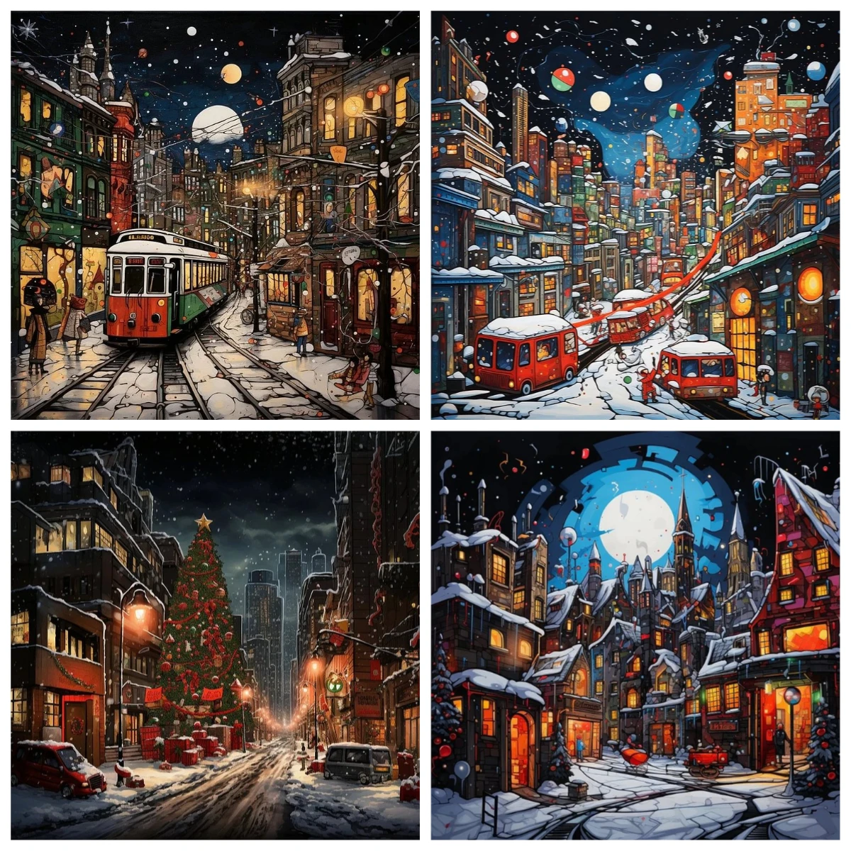 Night Street Snow Scenery Jigsaw Puzzle 500/1024 Pieces DIY Assembly Home Art Decoration Gift
Night Street Snow Scenery Jigsaw Puzzle 500/1024 Pieces DIY Assembly Home Art Decoration Gift