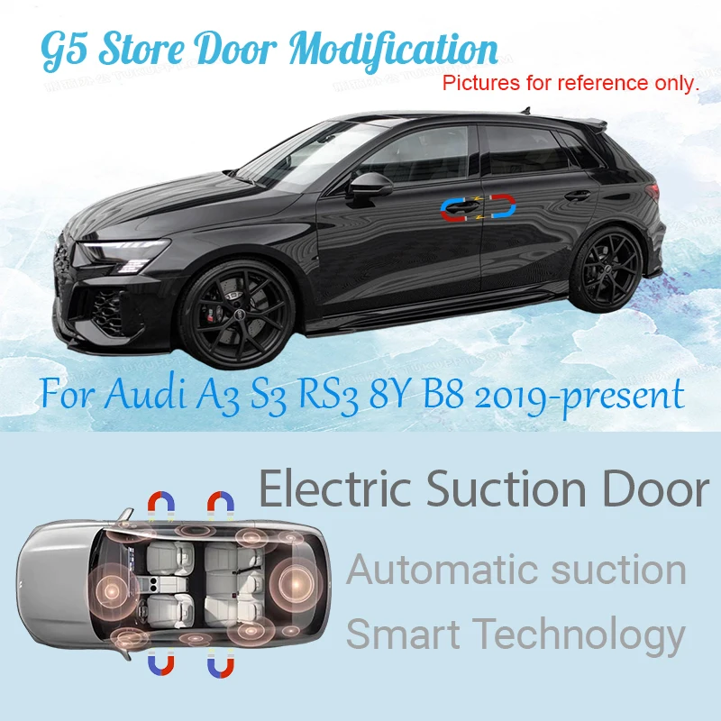 For Audi A3 S3 RS3 8Y B8 2019-present Car Electric Suction Door Power-assisted Closing Door Soft-close Function
For Audi A3 S3 RS3 8Y B8 2019-present Car Electric Suction Door Power-assisted Closing Door Soft-close Function