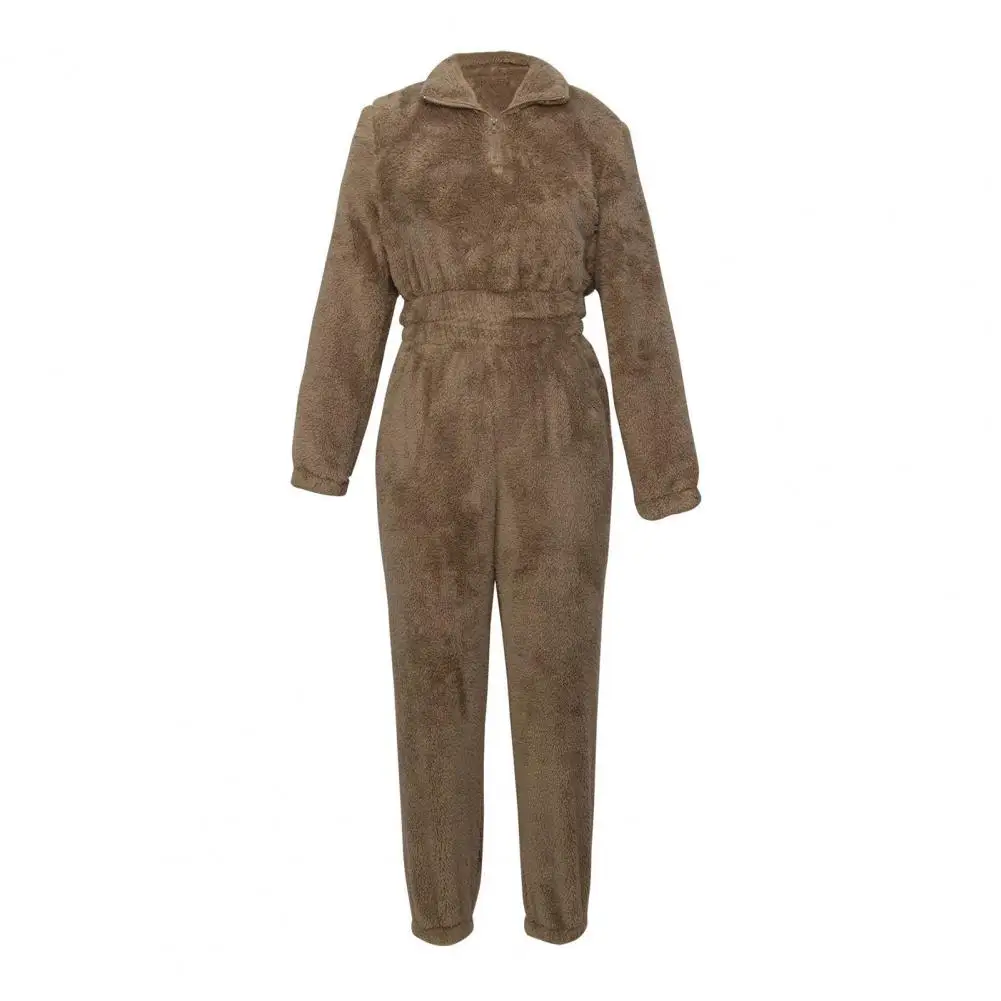 Elastic Waist Plush Trousers Sleepwear 2 Pcs/Set Winter Women Flannel Top Pants Set Solid Color Long Sleeves Stand Collar Top
Elastic Waist Plush Trousers Sleepwear 2 Pcs/Set Winter Women Flannel Top Pants Set Solid Color Long Sleeves Stand Collar Top