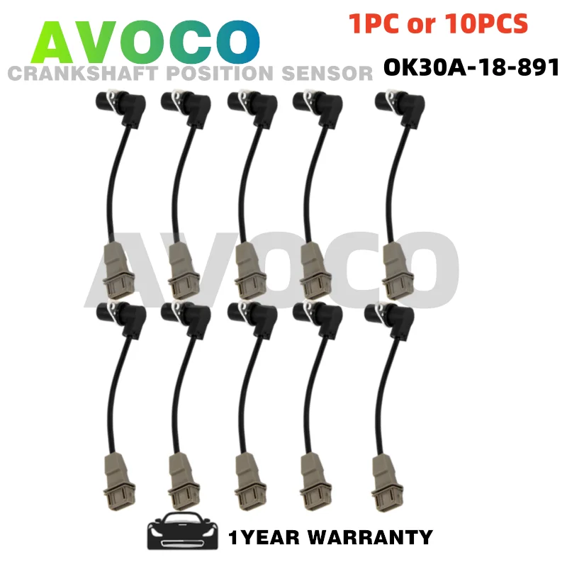 1PC or 10PCS New Crankshaft Position Sensor For Kia Rio 2001-2005 1.5L 1.6L 5WY3167A OK30A-18-891 0K30A18891 0K30A-18891 SEB1604
1PC or 10PCS New Crankshaft Position Sensor For Kia Rio 2001-2005 1.5L 1.6L 5WY3167A OK30A-18-891 0K30A18891 0K30A-18891 SEB1604