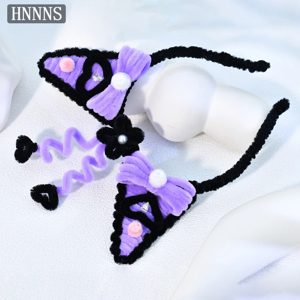 HNNNS Purple Rabbit Ears Headband Handmade Funny Cute Hairbands Holiday Dress Up Headwear Halloween Party Hair Accessories A390
HNNNS Purple Rabbit Ears Headband Handmade Funny Cute Hairbands Holiday Dress Up Headwear Halloween Party Hair Accessories A390
