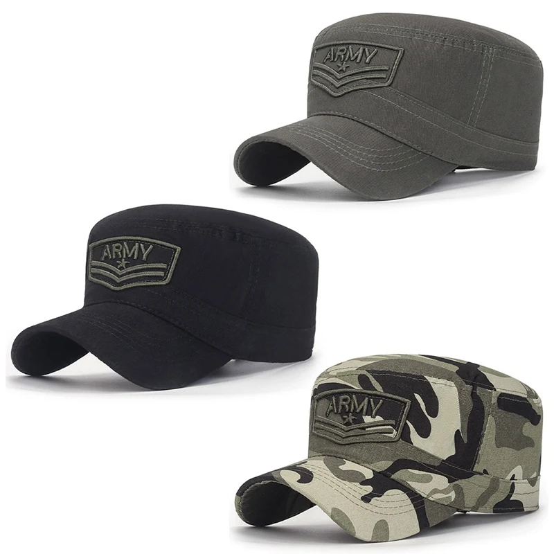 Summer Corps Cap Camouflage Flat Top Hat Men Cotton Hat Embroidered Letter Camo Baseball Cap Adjustable Sport Goft Hat
Summer Corps Cap Camouflage Flat Top Hat Men Cotton Hat Embroidered Letter Camo Baseball Cap Adjustable Sport Goft Hat