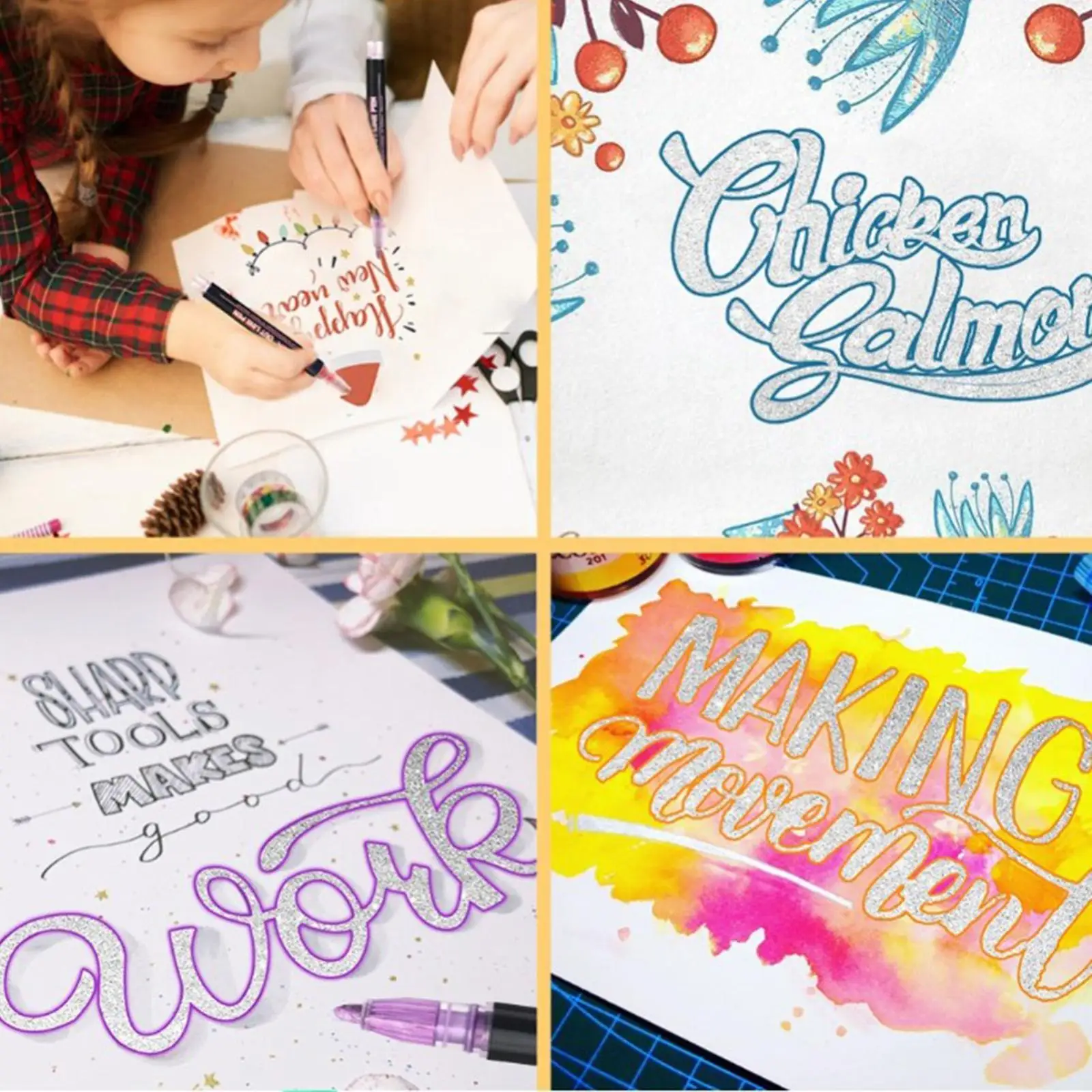 12 Color Card Writing Drawing Double Line Outline Pen Highlighter Marker Pen
12 Color Card Writing Drawing Double Line Outline Pen Highlighter Marker Pen