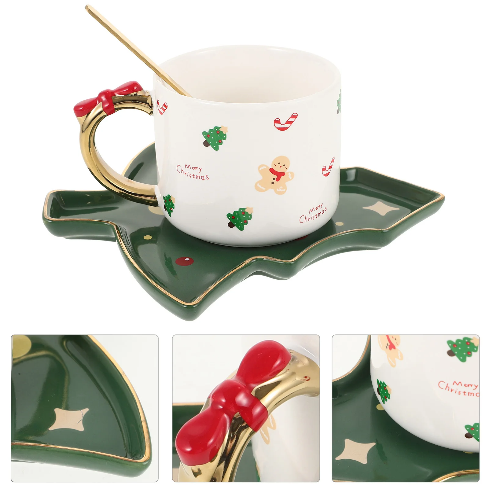 1Set Christmas Tree Ceramic Coffee Mug Milk Cup Water Cup Decorative Saucer Suitable for Office Home Ceramic Mug
1Set Christmas Tree Ceramic Coffee Mug Milk Cup Water Cup Decorative Saucer Suitable for Office Home Ceramic Mug