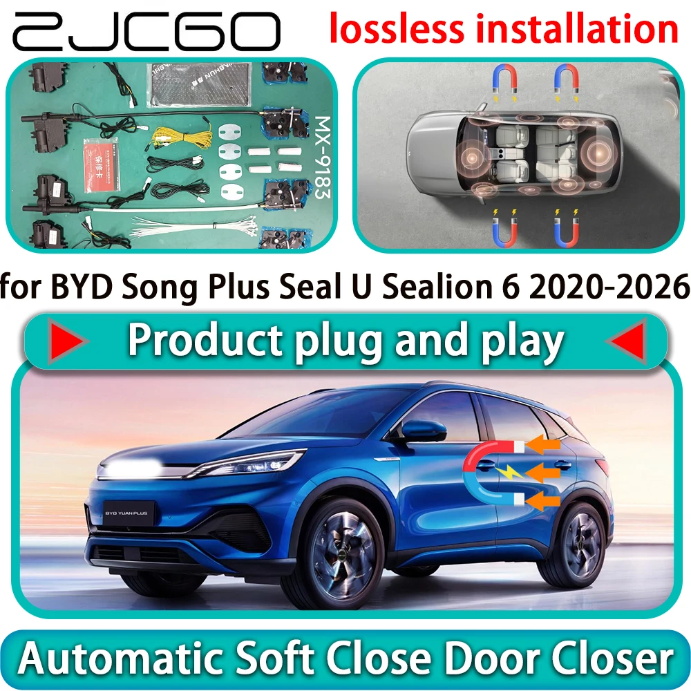 for BYD Song Plus Seal U Sealion 6 2020-2026 Auto Pull Soft Close Door Kit Power Latch Electric Door Catch Soft Closing Assist
for BYD Song Plus Seal U Sealion 6 2020-2026 Auto Pull Soft Close Door Kit Power Latch Electric Door Catch Soft Closing Assist
