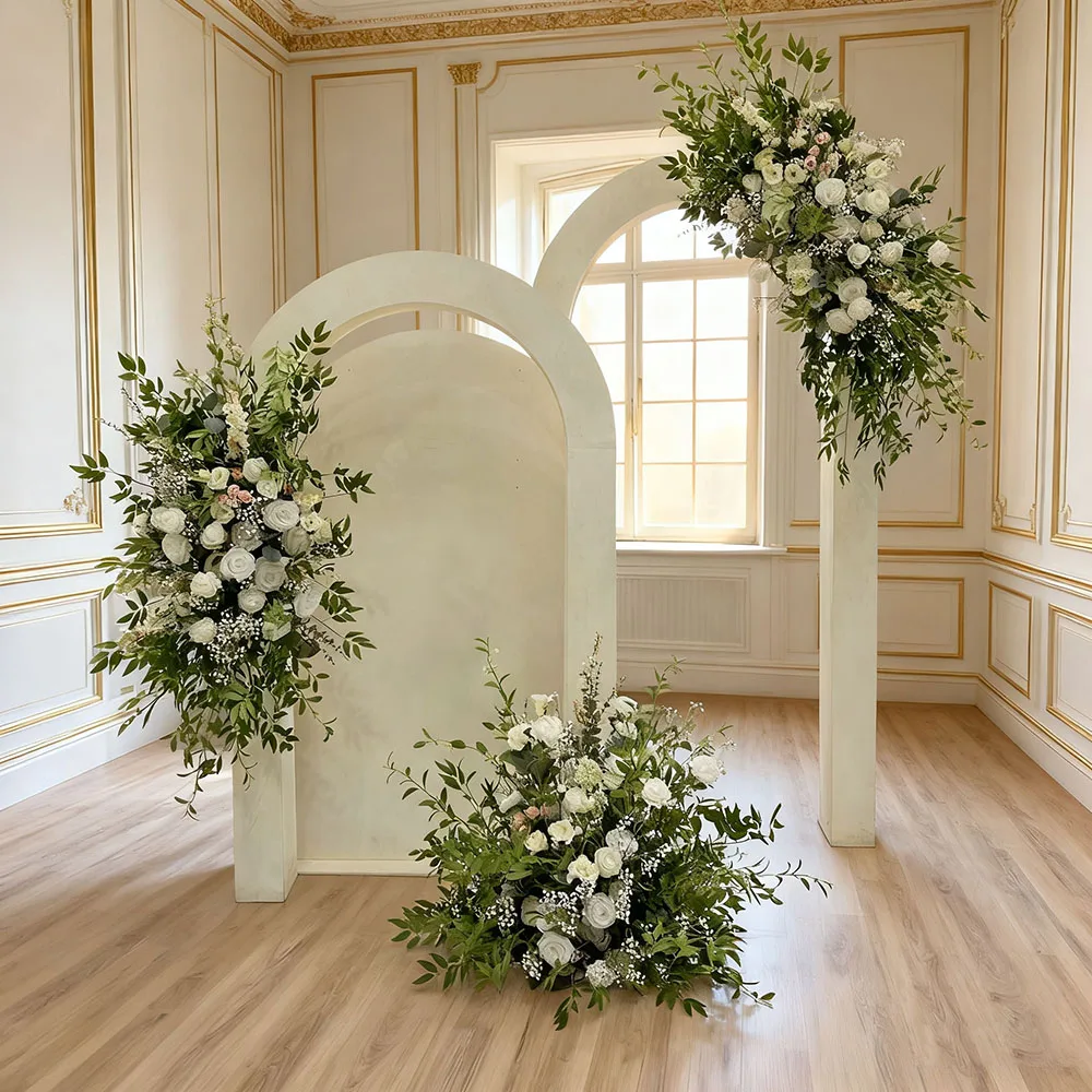 White Green Artificial Flower Arch Set For Wedding Ceremony Backdrop Bridal Shower Photo Booth Event Decoration
White Green Artificial Flower Arch Set For Wedding Ceremony Backdrop Bridal Shower Photo Booth Event Decoration