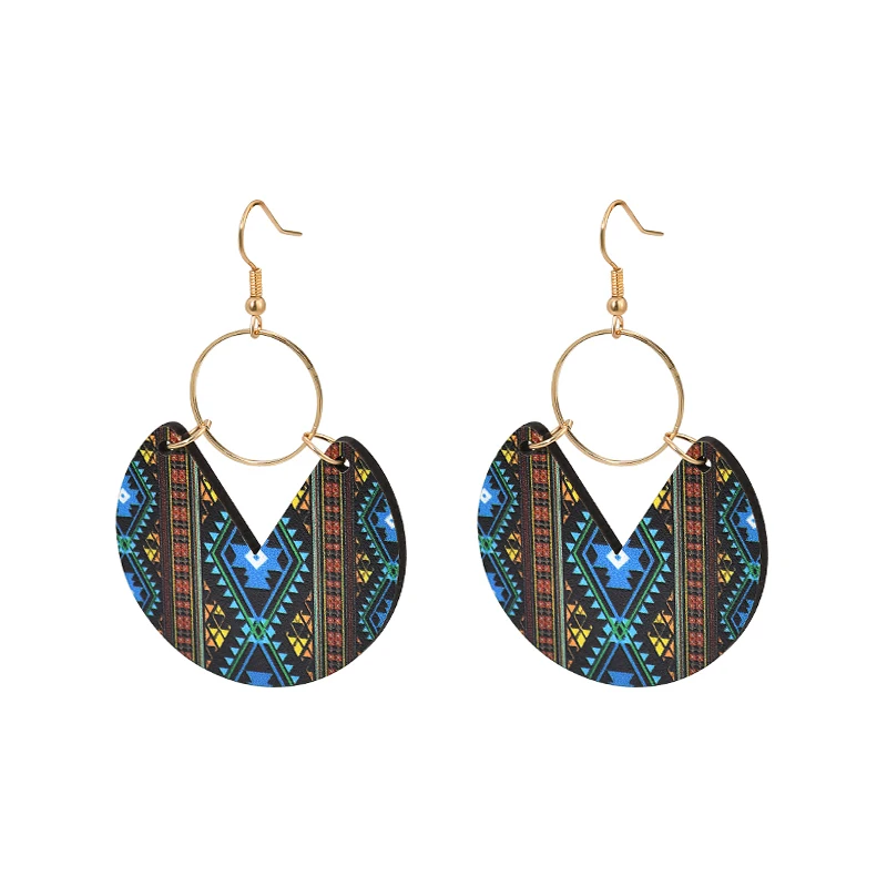Ethnic Vacation Style Bohemian Earrings Round Exaggerated Earrings Fashion Temperament Ear Hooks
Ethnic Vacation Style Bohemian Earrings Round Exaggerated Earrings Fashion Temperament Ear Hooks