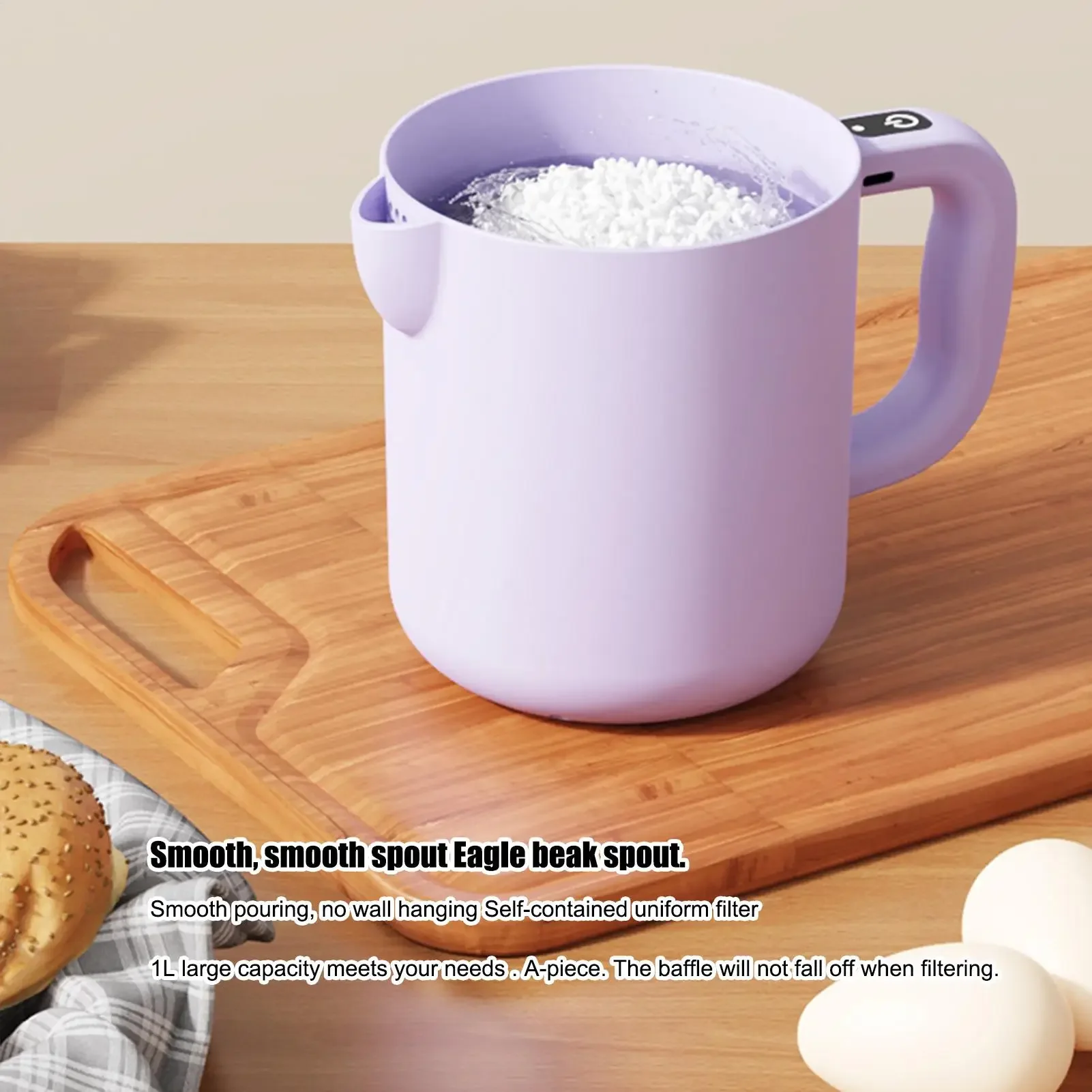 Electric Egg Beater 2 In 1 Cordless Handheld Mixer And Filter 1L Rice Washing Bowl Automatic Stirrer Kitchen Gadget For Stirring
Electric Egg Beater 2 In 1 Cordless Handheld Mixer And Filter 1L Rice Washing Bowl Automatic Stirrer Kitchen Gadget For Stirring