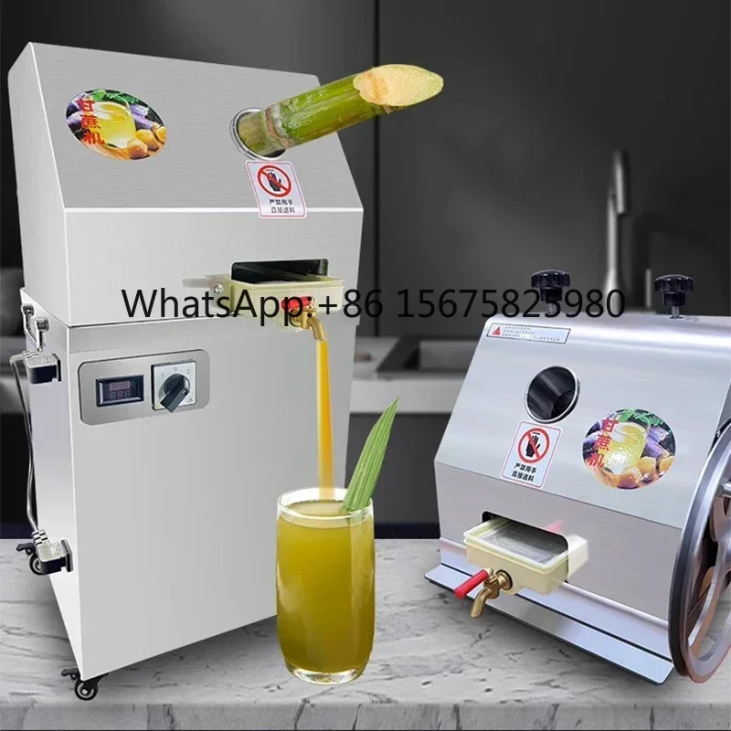 tainless Steel Automatic Sugarcane Extractor 350-750W Commercial Juice Machine for Stall Business
tainless Steel Automatic Sugarcane Extractor 350-750W Commercial Juice Machine for Stall Business