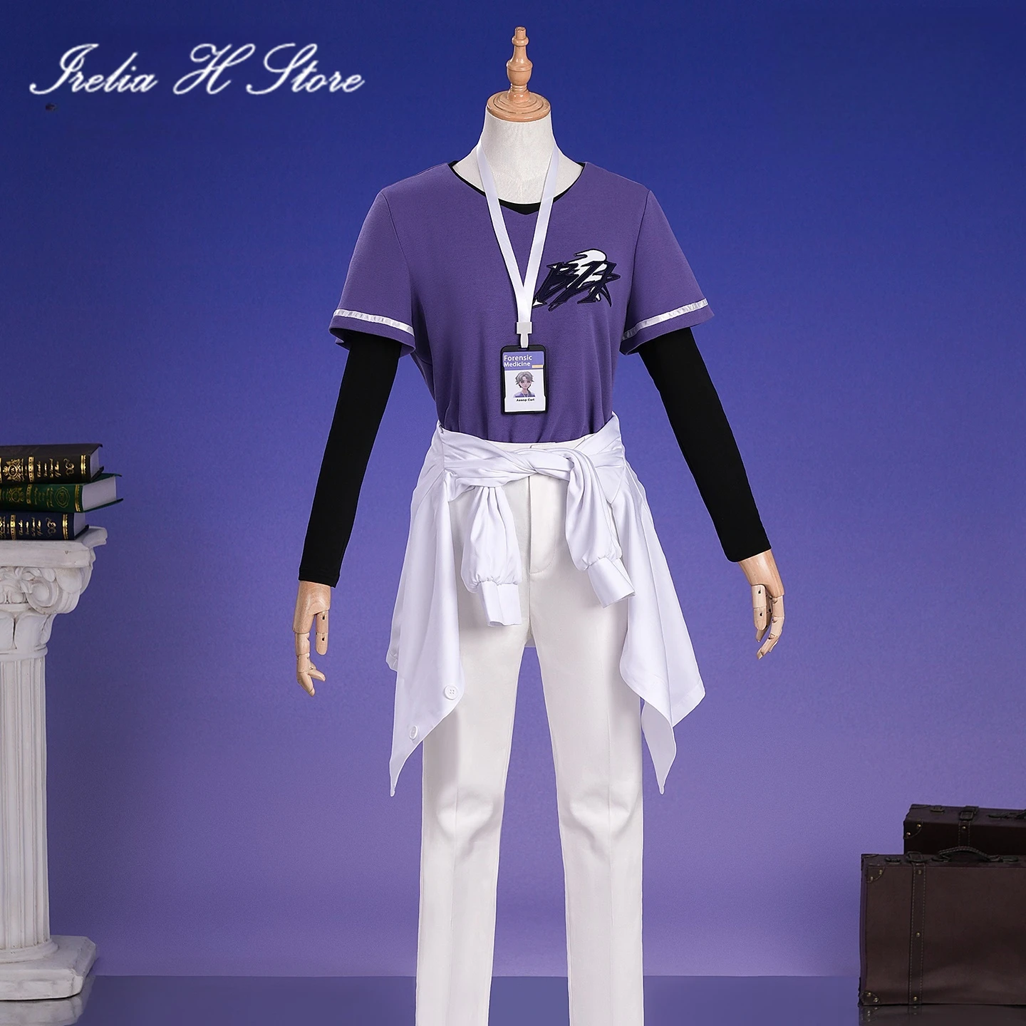 Irelia H Identity V Ezop Carl Косплей Костюм Аниме BLK Бальзамировщик Ezop Carl Костюм Мужской Костюм на Хэллоуин 
Irelia H Identity V Ezop Carl Косплей Костюм Аниме BLK Бальзамировщик Ezop Carl Костюм Мужской Костюм на Хэллоуин