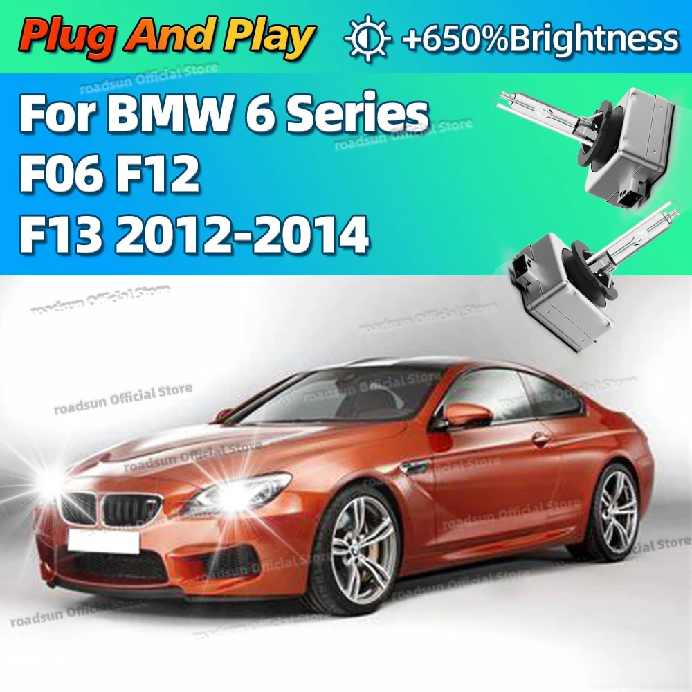 2Pcs D1S 6000K HID Bulb Xenon Headlight Lamp 35W White Light For BMW 6 Series F06 F12 F13 2012 2013 2014 Plug and Play
2Pcs D1S 6000K HID Bulb Xenon Headlight Lamp 35W White Light For BMW 6 Series F06 F12 F13 2012 2013 2014 Plug and Play