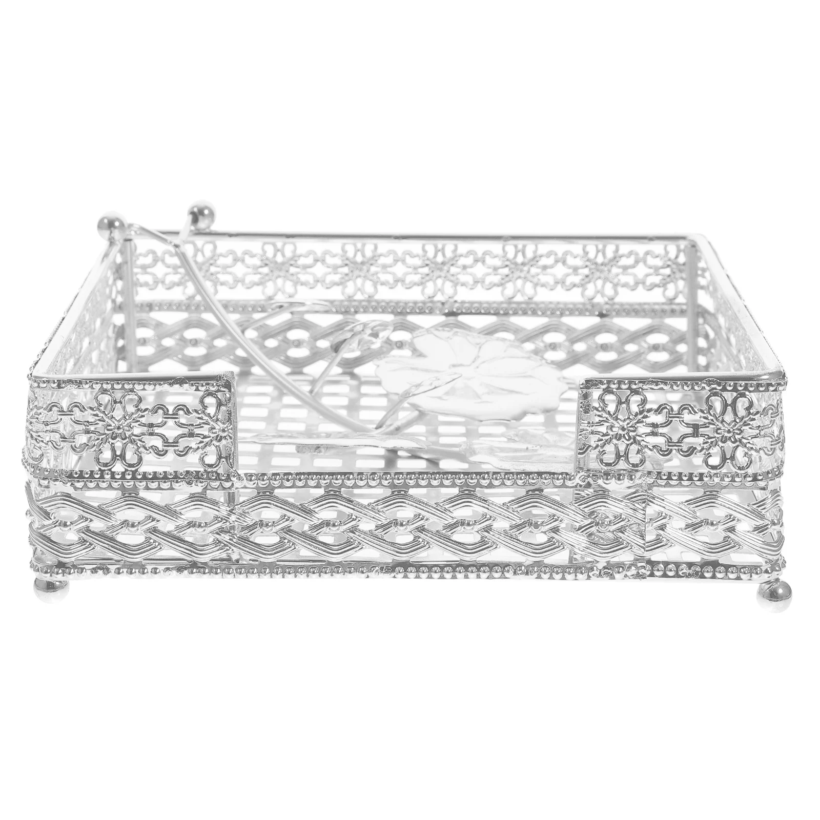 Iron Napkin Holder European Style Hollow Napkin Organizer Tabletop Tissue Paper Stand Practical Iron Tissue Rack
Iron Napkin Holder European Style Hollow Napkin Organizer Tabletop Tissue Paper Stand Practical Iron Tissue Rack