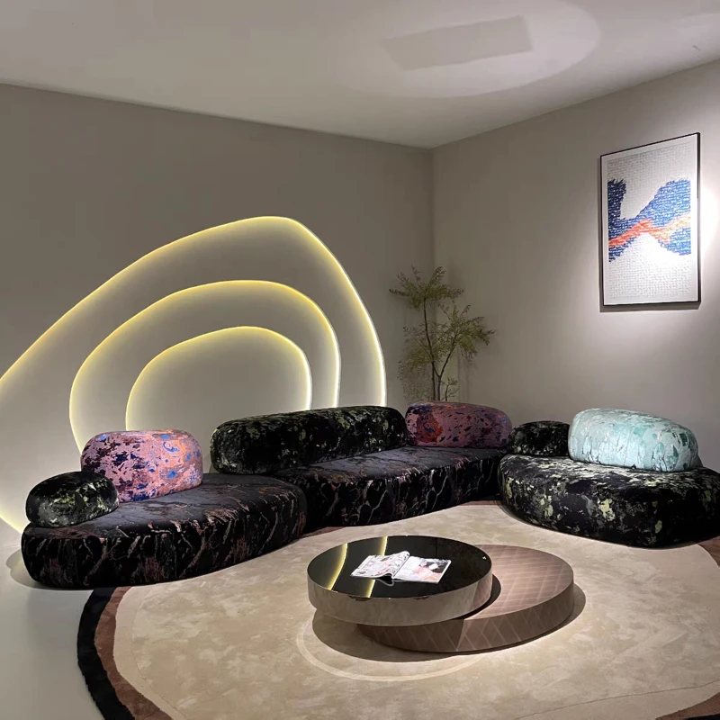 Диван из гальки, креативный модульный диван специальной формы, дизайнерский кремовый ветер, дуга, маленький камень, отель, рок
Диван из гальки, креативный модульный диван специальной формы, дизайнерский кремовый ветер, дуга, маленький камень, отель, рок