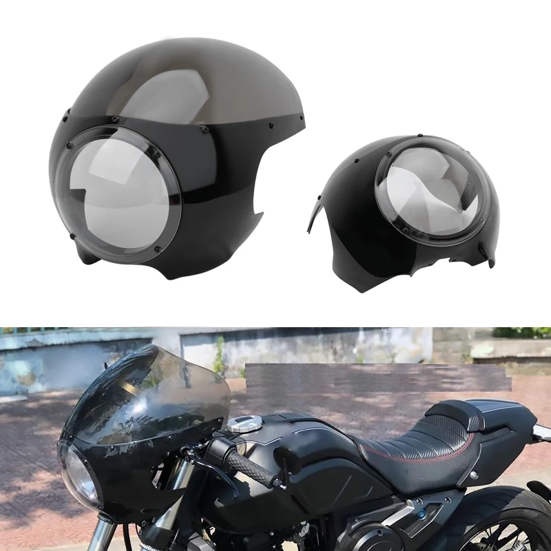 Motorcycle 5 3/4" Headlight Fairing Screen Retro Cafe Racer Style Universal Motorcycle Headlight Fairing Cover For Harley
Motorcycle 5 3/4" Headlight Fairing Screen Retro Cafe Racer Style Universal Motorcycle Headlight Fairing Cover For Harley