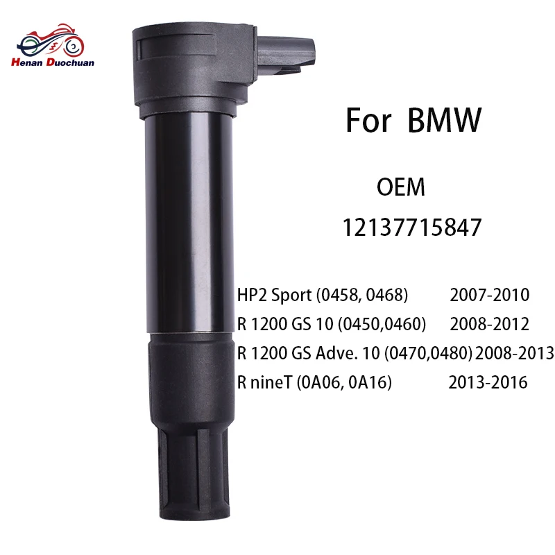 Motorcycle Spark Plug High Pressure Cap Ignition Coil for BMW HP2 Sport R 1200 GS 10 Adve R1200GS R NineT 7715847-0212137715847
Motorcycle Spark Plug High Pressure Cap Ignition Coil for BMW HP2 Sport R 1200 GS 10 Adve R1200GS R NineT 7715847-0212137715847