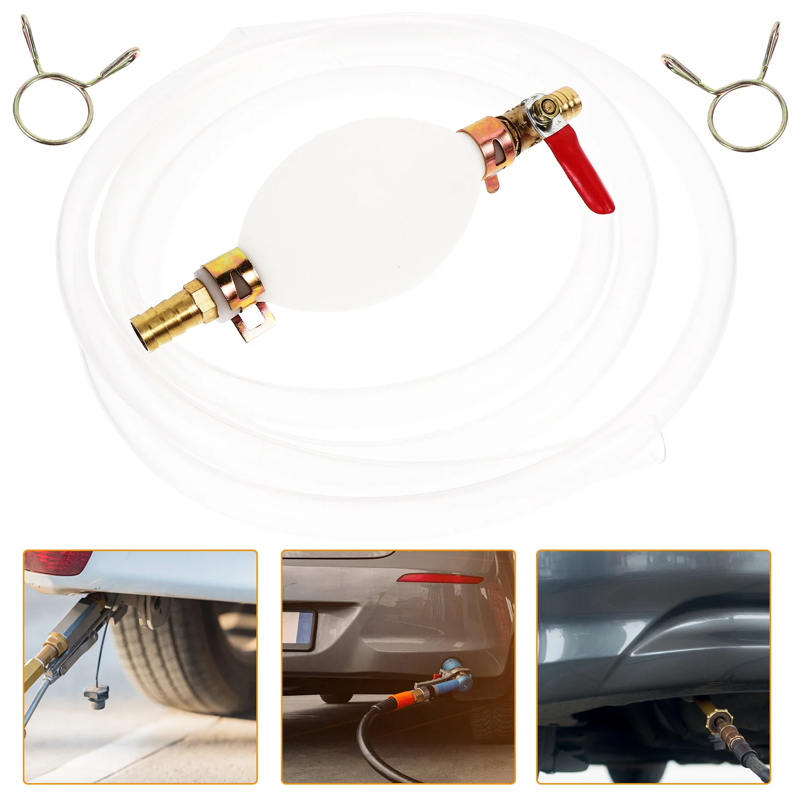 1pc 12Mm Manual Petrol Syphon Hose For Diesel Conductor Pump Fuel Fluid Extraction Tool White
1pc 12Mm Manual Petrol Syphon Hose For Diesel Conductor Pump Fuel Fluid Extraction Tool White