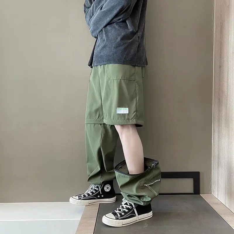 Camping Hiking Fishing Removable Men Cargo Pants Trend Chic Men's Streetwear Dance Party Club Plus Size 5XL Zipper Trousers
Camping Hiking Fishing Removable Men Cargo Pants Trend Chic Men's Streetwear Dance Party Club Plus Size 5XL Zipper Trousers