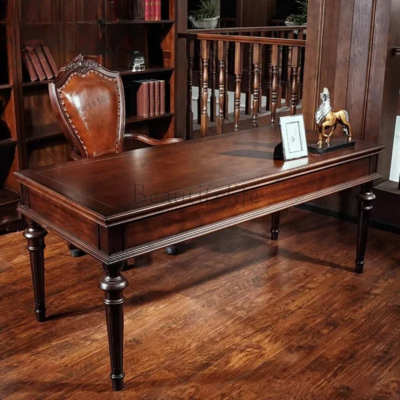 yj57 стол из цельного дерева в американском стиле, винтажный письменный стол для босса, большой стол в американском стиле на заказ
yj57 стол из цельного дерева в американском стиле, винтажный письменный стол для босса, большой стол в американском стиле на заказ