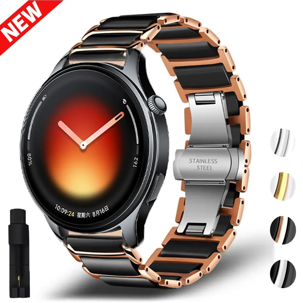 Роскошный керамический ремешок 20/22 мм для часов Xiaomi Watch S4 S5 46 мм S3 S2 S1 Active, браслет для Omega X Swatch Joint MoonSwatch
Роскошный керамический ремешок 20/22 мм для часов Xiaomi Watch S4 S5 46 мм S3 S2 S1 Active, браслет для Omega X Swatch Joint MoonSwatch