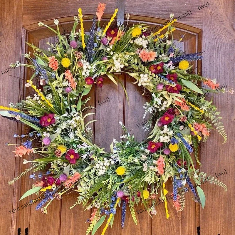 Artificial dried flower wreath, green plant immortal flower
Artificial dried flower wreath, green plant immortal flower